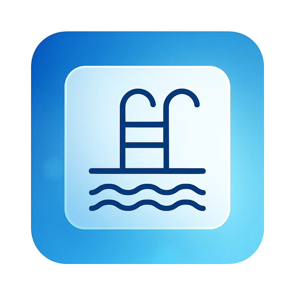 Pool handrail and ladder inspection