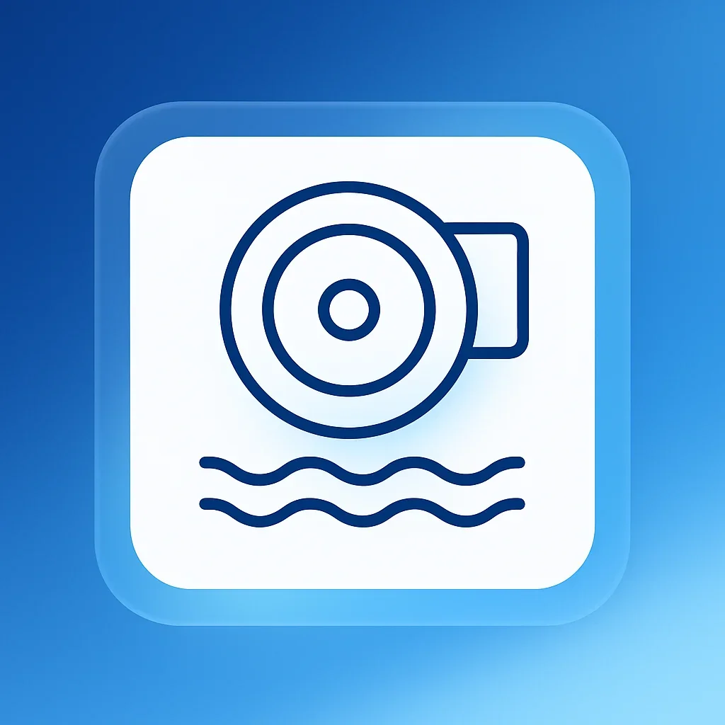 Prueba de luz subacuática de la piscina