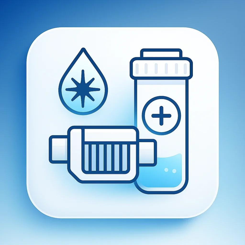 Verificación de salida de la celda salina